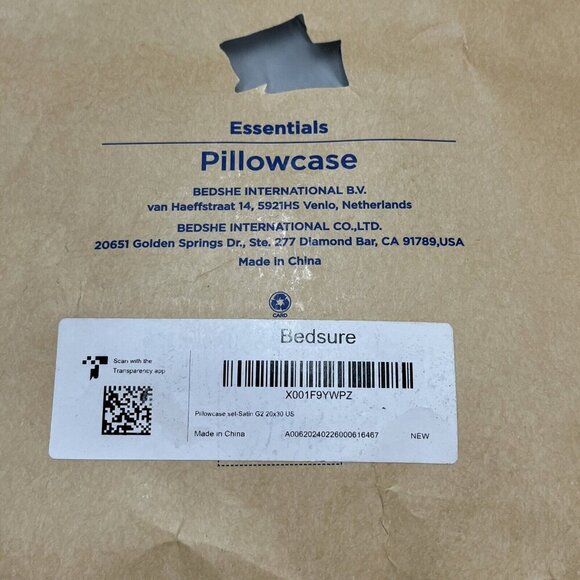 Bedsure Essentials Satin Pillowcase Silver Standard Size Cooling Set Of 2 - Picture 2 of 12